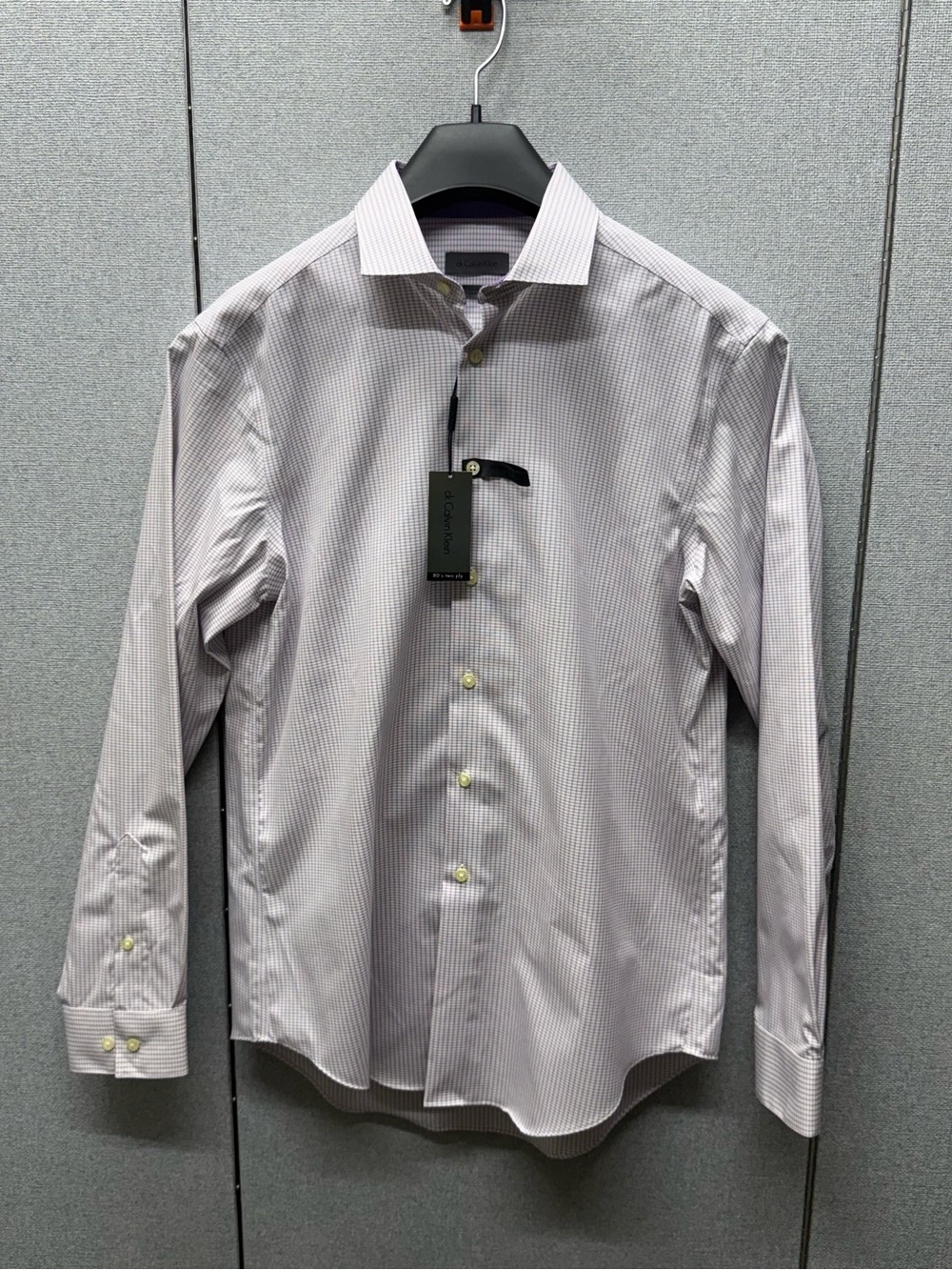 Calvin Klein Men's Purple Long Sleeve Shirt